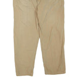 CARHARTT Mens Cotton Blend Beige Regular Fit Straight Leg Trousers W36 L27