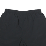 CHAMPION Mens Shorts Black Casual Polyester Blend L W28 Logo Print Zip Pocket