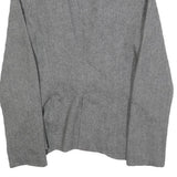 ZARA BASIC Womens Grey Wool Blend Blazer XS Button Closure Tailored Jacket Wool