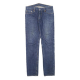 LEVI'S 501CT Womens Jeans Blue Regular Straight Denim Medium W30 L30 Classic Zip
