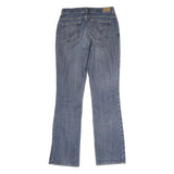 LEVI'S Womens Blue Regular Straight Denim Medium W28 L30 Zip Jeans