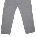 DICKIES Mens Grey Regular Fit Straight Denim Jeans W36 L30 Workwear Zip Closure