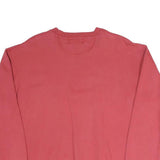 VINCI Womens Red UV Basic Garment Crew Neck M Sweatshirt Casual Cotton Blend