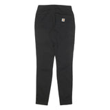 CARHARTT Womens Slim Black Trousers W26 L29 Workwear Utility Pants