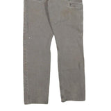 CARHARTT Mens Jeans Grey Regular Straight Denim W32 L29 Workwear Durable