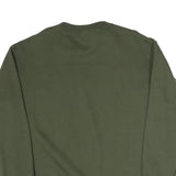 CHAMPION Mens Green Crew Neck M Sweatshirt Cotton Blend Logo Print