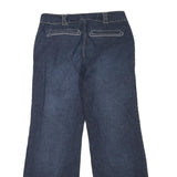 Womens Blue Regular Fit Straight Cotton Blend Jeans W32 L31 Casual Wear