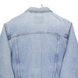LEVI'S Mens Blue Denim Cotton Button Jacket M Classic Casual Retro Vintage