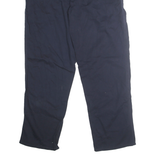 CARHARTT Mens Cotton Blend Navy Regular Fit Straight Leg Trousers W32 L30 Work
