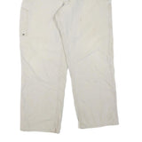 CARHARTT Mens Regular Fit Beige Cotton Blend Workwear Jeans W36 L30 Zip Pockets
