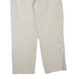 CARHARTT Mens Regular Fit Beige Cotton Blend Workwear Jeans W36 L30 Zip Pockets
