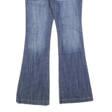 CABI JEANS Womens Regular Fit Flared Denim Medium Wash W30 L34 Stretch Cotton