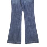 CABI JEANS Womens Regular Fit Flared Denim Medium Wash W30 L34 Stretch Cotton