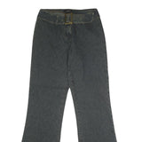 JUST ME Womens Regular Fit Bootcut Denim Dark Jeans W30 L34 Belted Waist