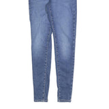 LEVI'S 720 Womens Jeans Blue Slim Skinny Denim Medium W26 L30 Zip