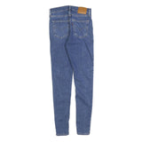 LEVI'S 720 Womens Jeans Blue Slim Skinny Denim Medium W26 L30 Zip