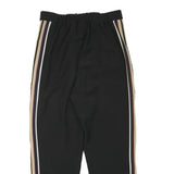 & OTHER STORIES Womens Polyester Blend Black Relaxed Trousers W27 L25 Striped