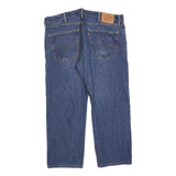 LEVI'S 505 Mens Jeans Blue Relaxed Straight Denim Medium W38 L26 Classic Casual