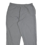 REEBOK Mens Joggers Grey Tapered L W34 L30 Athletic Track Pants Polyester Blend