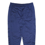 ADIDAS Mens Joggers Blue M W34 L32 Logo Regular Tapered Fit Sportswear Bottoms