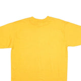 T PLUS Mens Yellow Chico Graphic T-Shirt XL Short Sleeve Crew Neck Cotton Blend