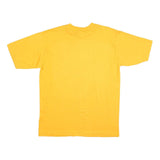 T PLUS Mens Yellow Chico Graphic T-Shirt XL Short Sleeve Crew Neck Cotton Blend