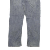 PITTSBURGH Mens Jeans Blue Regular Straight Denim W34 L31 Zip