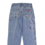 DICKIES Mens Blue Regular Fit Straight Leg Denim W30 L30 Workwear Jeans