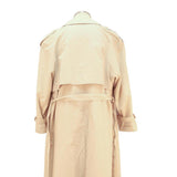 Mens Beige Cotton Blend Plain Classic Long Sleeve Button Jacket L Casual