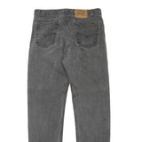 LEVI'S Mens Jeans Black Regular Straight Denim W32 L31 Classic Cotton Blend Zip