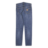 CARHARTT Mens Jeans Blue Slim Straight Denim Medium W27 L32 Classic Cotton