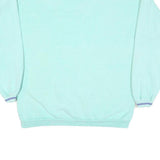 FRESH PRODUCE Womens Blue V-Neck M Cotton Blend Sweatshirt Fish Graphic