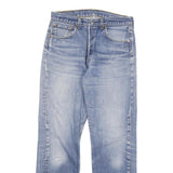 LEVI'S Mens Regular Fit Blue Denim Jeans W30 L30 Button Closure Classic Straight