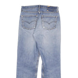 LEVI'S Mens Regular Fit Blue Denim Jeans W30 L30 Button Closure Classic Straight