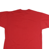 JERZEES Mens Red Husky Spirit Graphic T-Shirt XL Short Sleeve Crew Neck Casual
