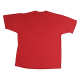 JERZEES Mens Red Husky Spirit Graphic T-Shirt XL Short Sleeve Crew Neck Casual