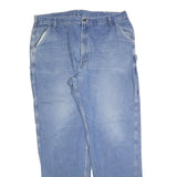 CARHARTT Mens Jeans Blue Relaxed Straight Denim Light W42 L36 Utility Workwear