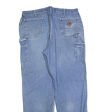 CARHARTT Mens Jeans Blue Relaxed Straight Denim Light W42 L36 Utility Workwear