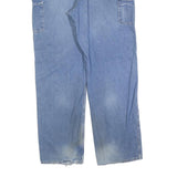 CARHARTT Mens Jeans Blue Relaxed Straight Denim Light W42 L36 Utility Workwear
