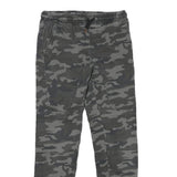 DOWNLOAD Mens Cotton Blend Slim Camouflage Drawstring Trousers W26 L26 Casual