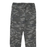 DOWNLOAD Mens Cotton Blend Slim Camouflage Drawstring Trousers W26 L26 Casual