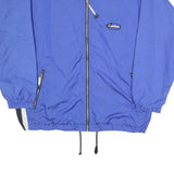 LOFFLER Mens Blue & Black Sports Jacket XL Polyester Blend Zip Up Casual