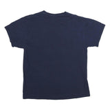 CLEAN LINES Mens Navy Blue North Carolina Graphic T-Shirt L Short Sleeve Crew