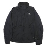 THE NORTH FACE Womens Black Outdoor Jacket M Polyester Blend Zip Weatherproof