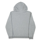 PUMA Mens Grey Pullover Hoodie S Cotton Blend Logo Print Casual Sweatshirt