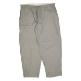 CANDA Mens Cotton Blend Beige Relaxed Trousers W40 L32 Casual Utility