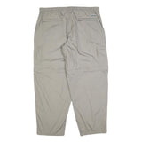 CANDA Mens Cotton Blend Beige Relaxed Trousers W40 L32 Casual Utility