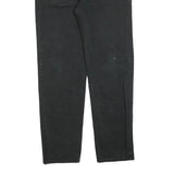 LEVI'S 504 Mens Jeans Black Regular Straight Denim Medium W36 L34 Classic Zip