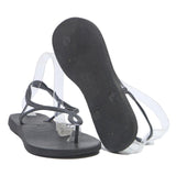 HAVAIANAS Slim Womens Sandals Black Synthetic UK 4.5 Stylish Lightweight Summer