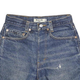 REWORK Womens Denim Blue Shorts M W27 Casual Cotton Classic Fit Distressed